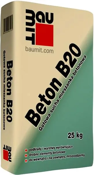 Beton B20 na fundamenty