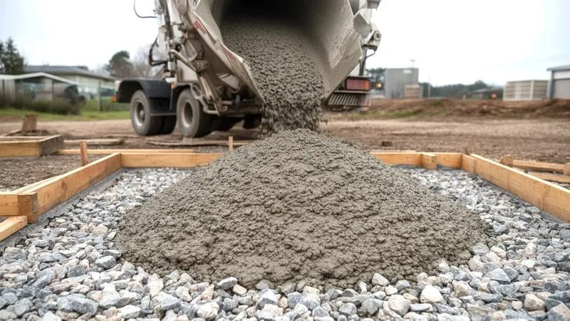 Beton z betoniarki