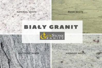 Biały granit w aranżacji