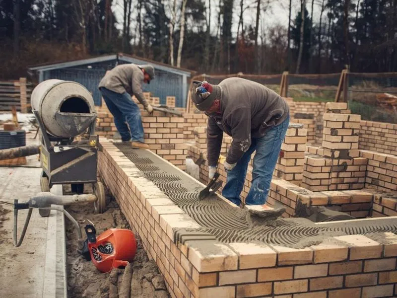 Budowa fundamentu wędzarni