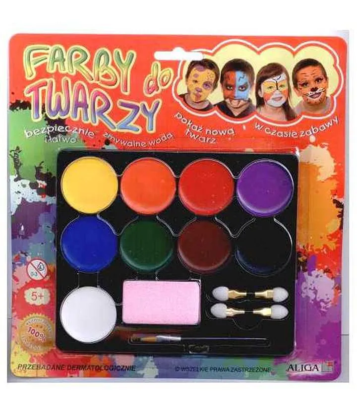 Domowe malowanie twarzy
