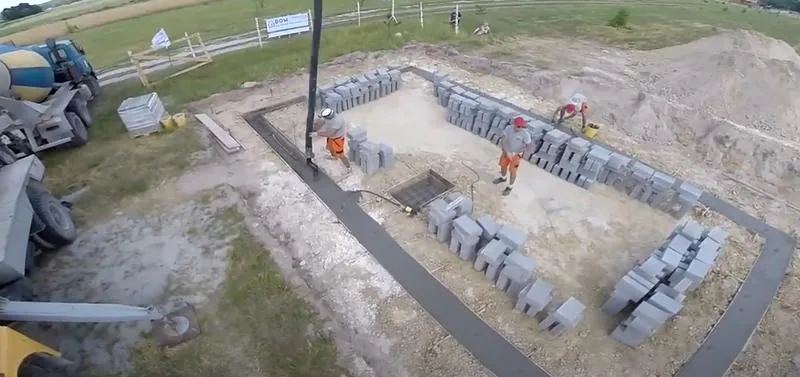 Fundamenty domu 35m2