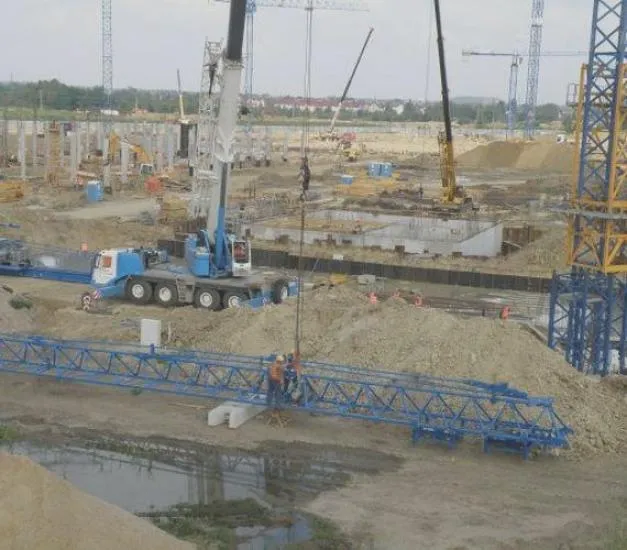 Fundamenty pod żuraw wieżowy