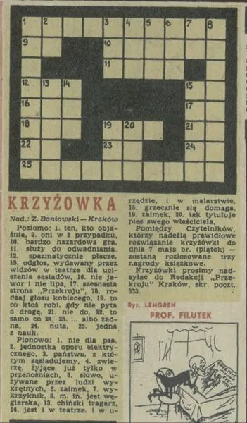 Krzyżówki i historia