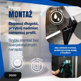 Montaż szyby prysznicowej