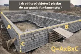 Obliczanie ilości piasku