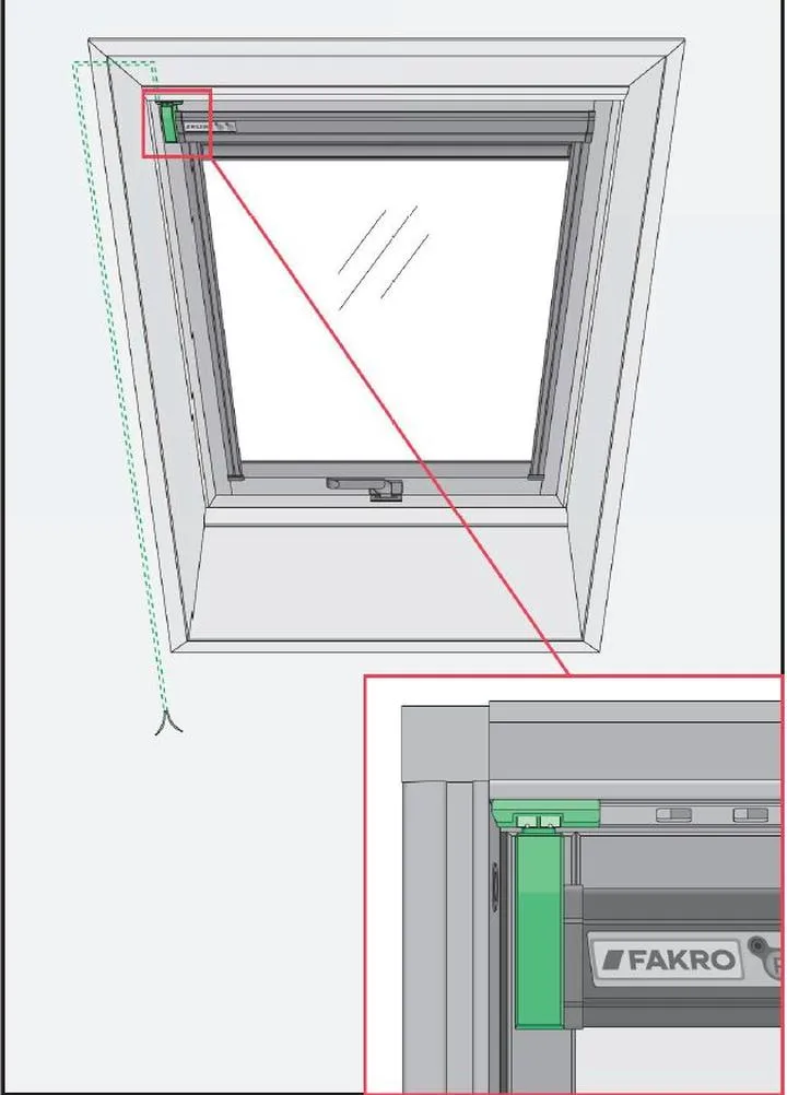 Ocieplenie okna dachowego Fakro