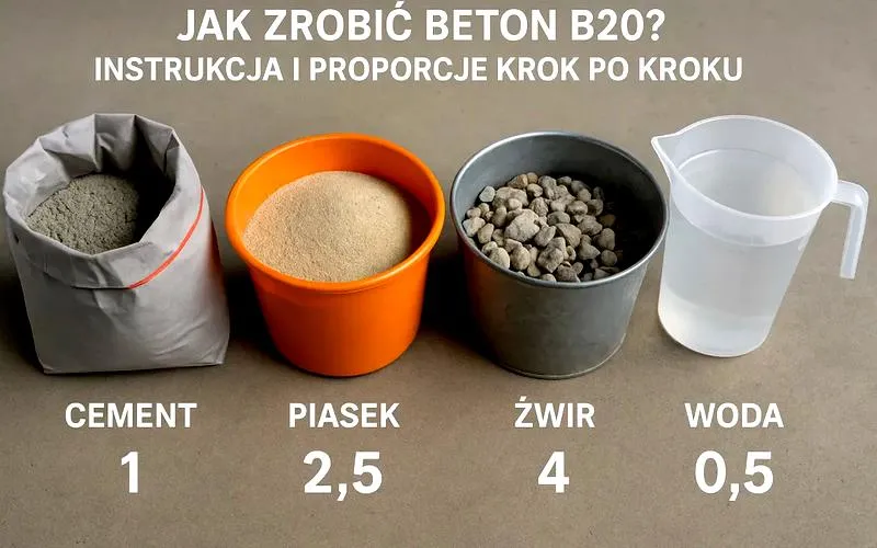 Proporcje cementu na fundament