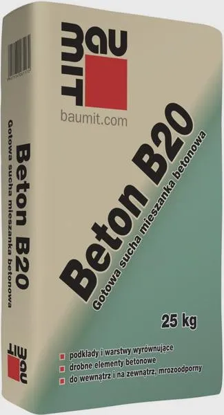 Zastosowanie betonu B20